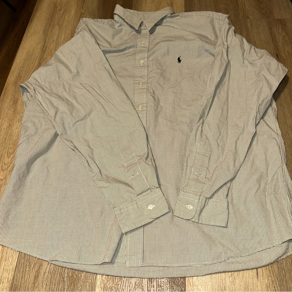 Mens Ralph Lauren Polo Striped Shirt Button-Down Shirt Lowell Sport XXL